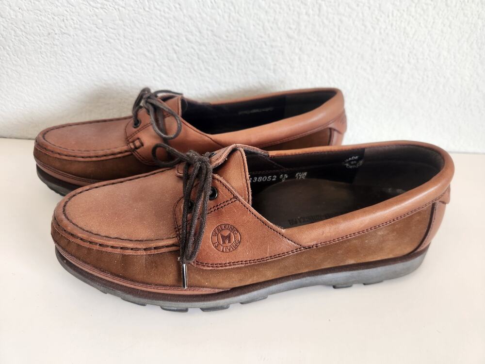 Ralyx by Mephisto Hurrikan Boat Shoe Brown Suede Leather Size 9 Men Excellent